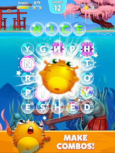 Bubble Words - Word Games Puzzle Screenshot
