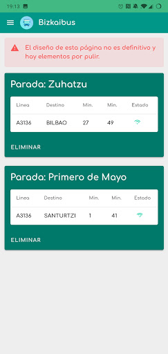 LiveBus - Bizkaibus y Kbus Screen 2