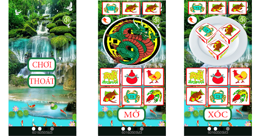 Android application Bau cua 4D tet screenshort