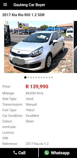 Gauteng Car Buyer Screen 3