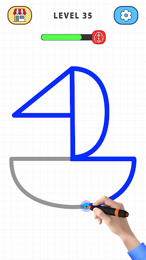 Puzzle Drawing Single Line 1