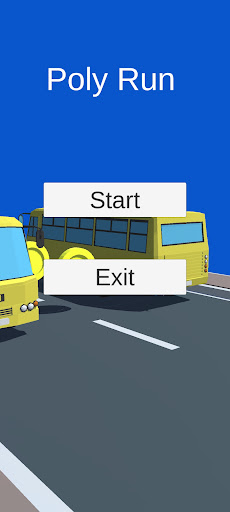 Android application Poly run screenshort