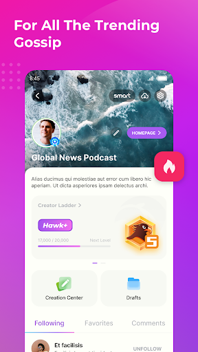 Android application VideoHunt: Videos For All screenshort