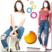 Women jeans Photo Montage