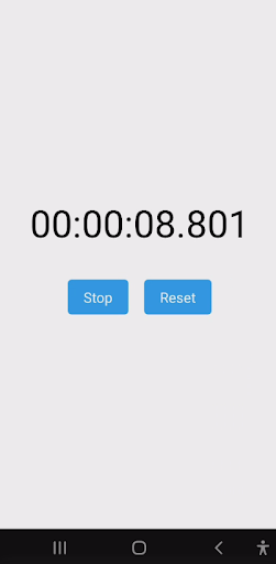 Android application Cronômetro Master screenshort