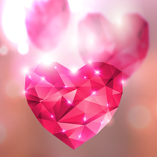 Diamond Hearts Live Wallpaper  Icon