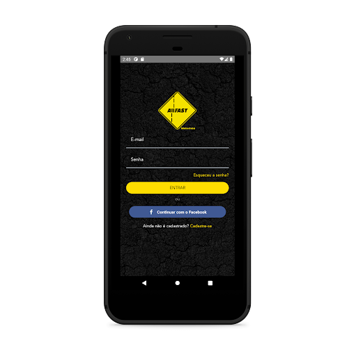 Android application AllFast Motorista screenshort