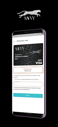 Savvy Wallet Screen 3