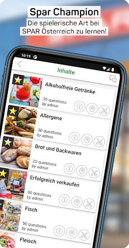 Android application SPAR CHAMPION screenshort