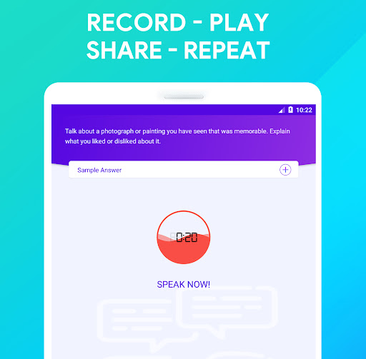Screenshot of Speaking: TOEFL® Speaking