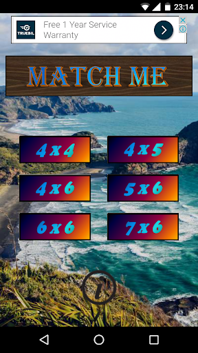 Android application Match Me screenshort