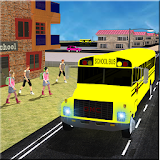 Modern City School Bus Driver icon
