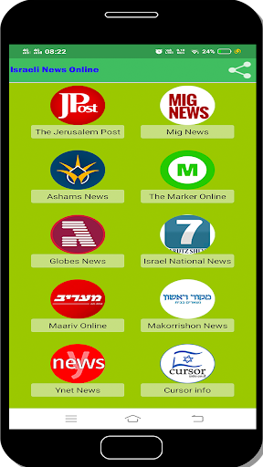 Israeli News Online Screen 2