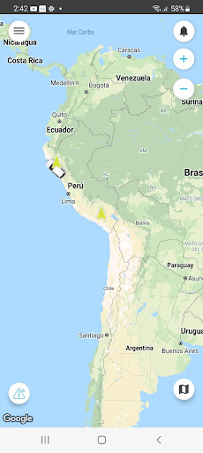 Android application Satelital GPS screenshort
