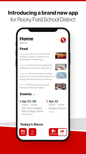 Android application Rocky Ford School District screenshort