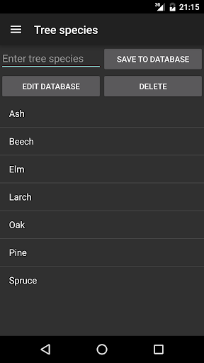 CubaLogs timber volume calc Screen 3