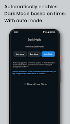Dark Mode - Enable Dark Mode & Night Mode