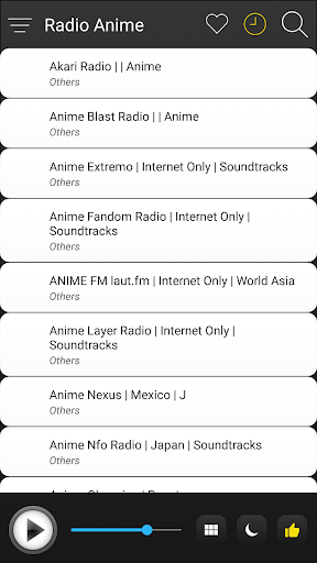 Anime Radio FM AM Music Screen 3