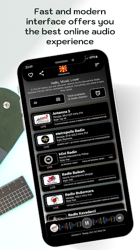 Radio Macedonia - Online Radio Screen 2