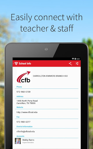 CFB ISD Screen 2