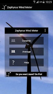 Zephyrus Lite Wind Meter Capture d'écran