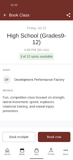 Development PerformanceFactory Screen 3