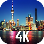 Cover Image of डाउनलोड रात में शहर वॉलपेपर 4K  APK