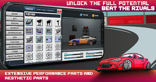 Pixel X Racer v3.2.27 MOD APK (Unlimited Money, Diamonds)