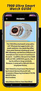 T900 Ultra Smart Watch GUIDE
