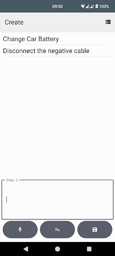 Steps Screen 2