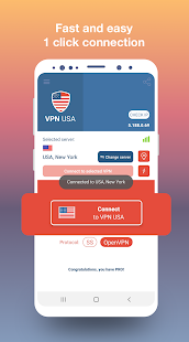 USA VPN - Eine US-IP verwenden Screenshot