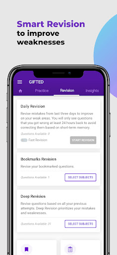 Screenshot of CogAT Test Prep App by Gifted