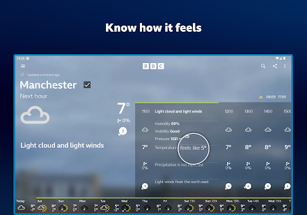 BBC Weather Screenshot