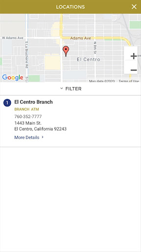 CVB Mobile Banking Screen 2