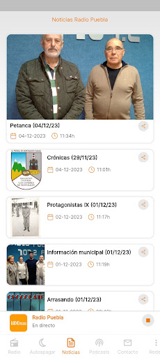 Radio Puebla Screen 2