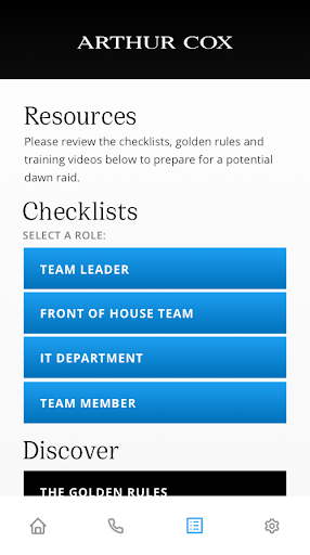 Arthur Cox Dawn Raid App