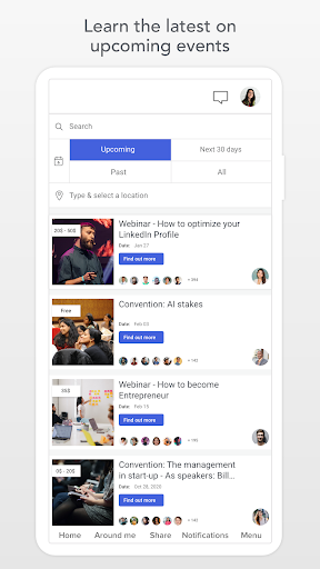 Android application PHC Community of Practice screenshort
