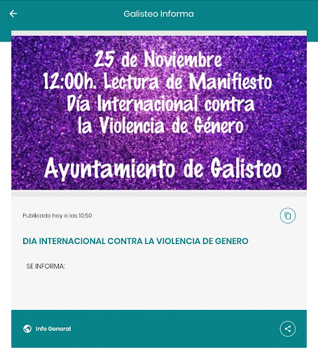 Galisteo Informa Screen 3