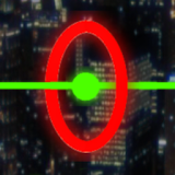 Neon Circle and Line icon