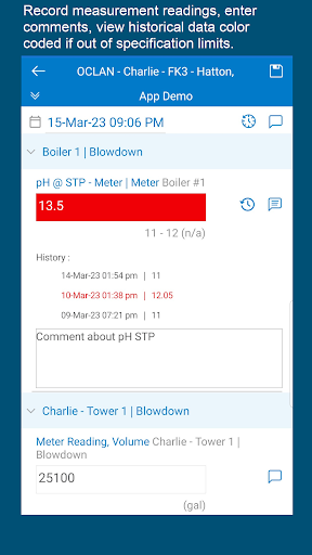 Nalco E-data Screen 3