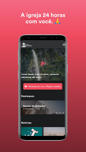 Android application IBMC App: Memorial do Calvário screenshort