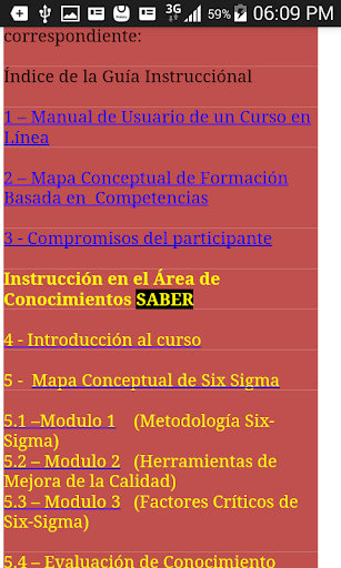 Six Sigma Screen 2