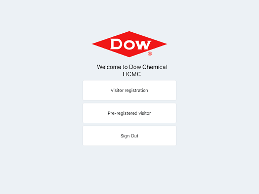 Dow Visitor Registration Screen 2