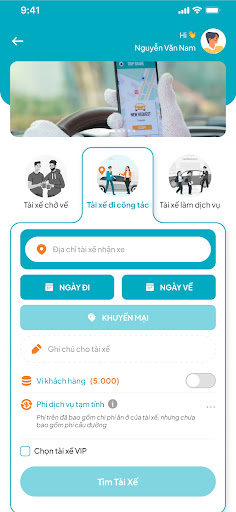 E-Rent Thuê Tài Xế