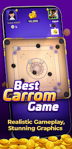 Carrom Gold: Online Board Game Mod Apk Download 8
