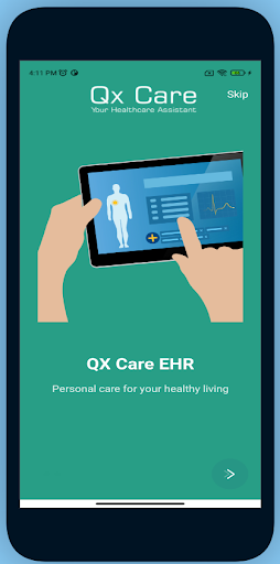 Android application quintixcare screenshort