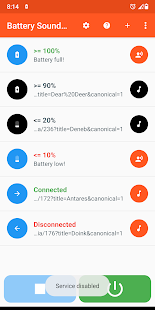 Battery Sound Notification Screenshot