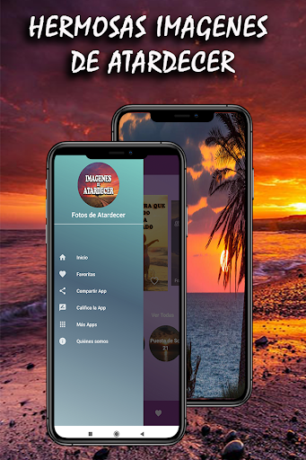 Android application Puesta de Sol y Atardecer screenshort
