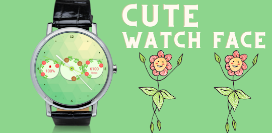 Flowers watch face theme