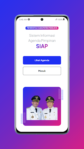 Android application SIAP Pidie Jaya screenshort